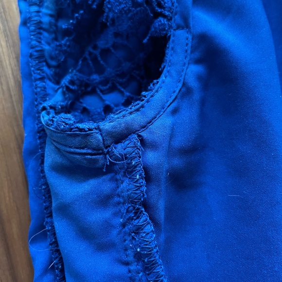 Banana Republic Royal Blue Short Sleeve Top - Picture 9 of 10